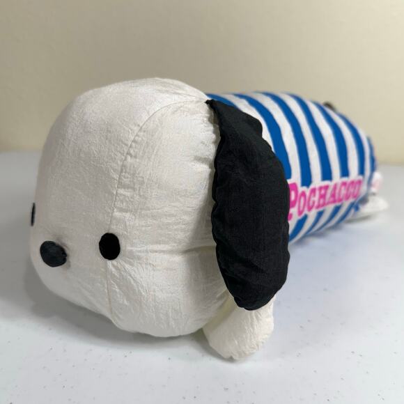 Sanrio Other - Vintage 90s Sanrio Pochacco Puffy Long 12" Dog Striped Stuffed Animal Toy 1998